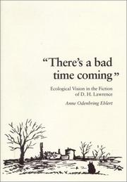 Cover of: "There's a bad time coming" by Anne Odenbring Ehlert