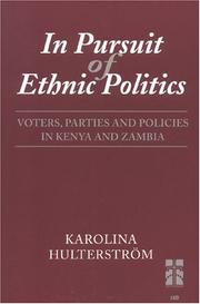 Cover of: In pursuit of ethnic politics by Karolina Hulterström