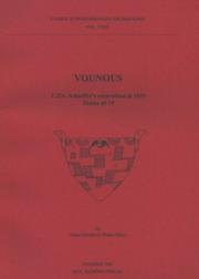 Cover of: Vounous by Anne-Elizabeth Dunn-Vaturi