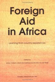 Cover of: Foreign aid in Africa: learning from country experiences