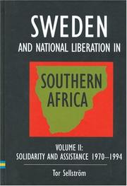 Cover of: Sweden and National Liberation in Southern Africa (A Concerned Partnership (1970-1994))