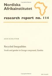 Cover of: Recycled Inequalities by Ann Schlyter