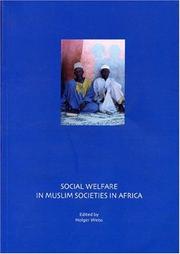 Cover of: Social welfare in Muslim societies in Africa