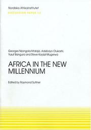 Cover of: Africa in the New Millennium by Raymond Suttner