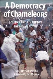 Cover of: A Democracy of Chameleons: Politics and Culture in the New Malawi (Kachere Books, No. 14.)