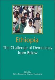 Cover of: Ethiopia by edited by Bahru Zewde and Siegfried Pausewang.