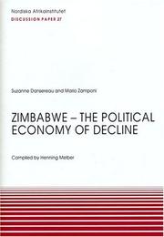 Cover of: Zimbabwe--The Political Economy of Decline: Discussion Paper 27 (NAI Discussion Papers)