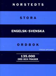 Cover of: Norstedts Comprehensive English-Swedish Dictionary