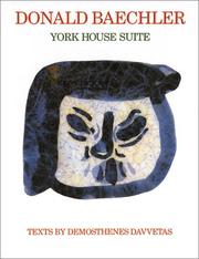 Cover of: Donald Baechler: York House Suite