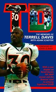 Cover of: TD  by Terrell Davis, Adam Schefter