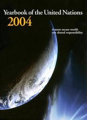 Cover of: Yearbook of the United Nations 2004 (Yearbook of the United Nations) by 