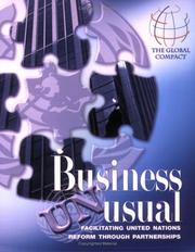 Cover of: Business Unusual: Facilitating United Nations Reform Through Partnership