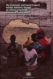 Cover of: Ecosoc Ad Hoc Advisory Groups on African Countries Emerging from Conflict: The Silent Avant-garde