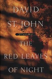 Cover of: The red leaves of night