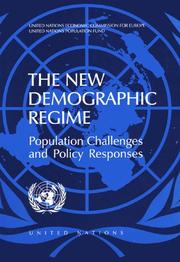 Cover of: The new demographic regime: population challenges and policy responses