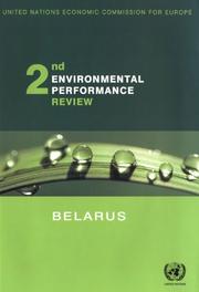 Cover of: Environmental Performance Reviews: Belarus - Second Review (Environmental Performance Reviews)