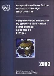 Cover of: Compendium of Intra-African and Related Foreign Trade Statistics 2003 | 