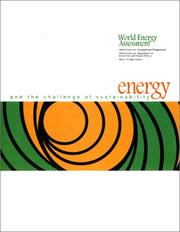 Cover of: World Energy Assessment: Energy and the Challenge of Sustainability