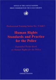 Cover of: Human rights standards and practice for the police | 