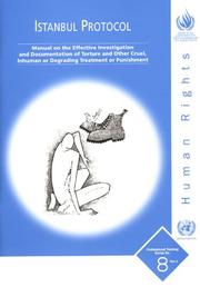 Cover of: Istanbul Protocol by United Nations.