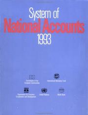 Cover of: System of national accounts 1993