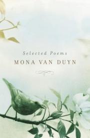 Cover of: Selected poems by Mona Van Duyn