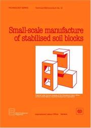 Small-scale manufacture of stabilised soil blocks by International Labour Office