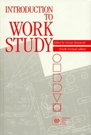 Cover of: Introduction to work study by edited by George Kanawaty.