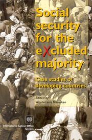 Cover of: Social security for the excluded majority | 