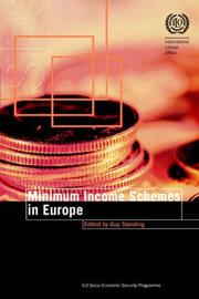 Cover of: Minimum Income Schemes in Europe | Guy Standing