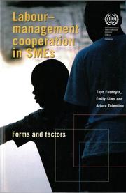 Cover of: Labour-Management Cooperation in SMEs: Forms And Factors
