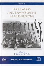Cover of: Population and environment in arid regions