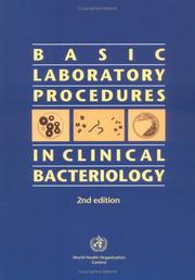Cover of: Basic laboratory procedures in clinical bacteriology