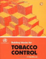 Cover of: Building blocks for tobacco control: a handbook.