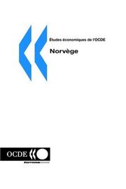 Cover of: etudes economiques de l'OCDE: Norvege - Volume 2004-6