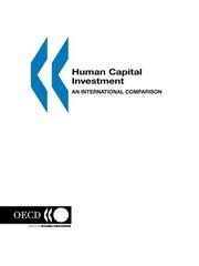 Cover of: Human capital investment: an international comparison