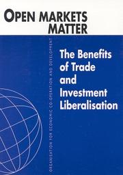 Cover of: Open Markets Matter by Organisation for Economic Co-operation and Development