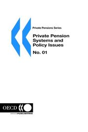 Cover of: Private pension systems and policy issues.