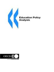 Education Policy Analysis by OECD Publishing