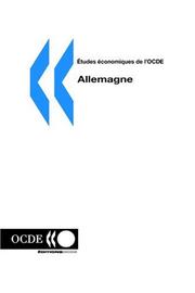 Cover of: etudes economiques de l'OCDE by editions OCDE, editions OCDE