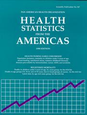 Cover of: Health Statistics from the Americas (Paho Scientific Publication)