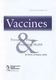 Cover of: Vaccines by Pan American Health Organization.