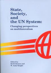 Cover of: State, society and the UN system | 