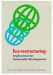 Cover of: Eco-restructuring: implications for sustainable development