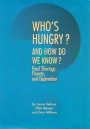 Cover of: Who's Hungry? and How Do We Know? by Laurie Fields DeRose, Ellen Messer, Sara Millman