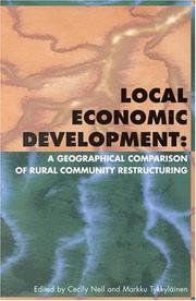Cover of: Local economic development | 