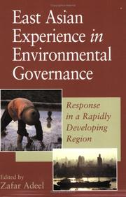 Cover of: East Asian Experience in Environmental Governance by Zafar Adeel