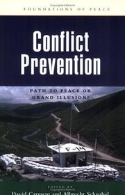 Cover of: Conflict Prevention by 