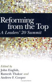 Cover of: Reforming from the Top: A Leaders' 20 Summit