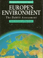 Cover of: Europe's environment: the Dobříš assessment
